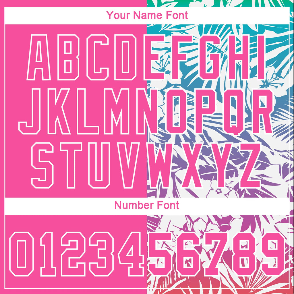 Custom 3D Pattern Design Tropical Palm Leaves Authentic Baseball Jersey hawaiian shirt. Personalized Customized sport uniform