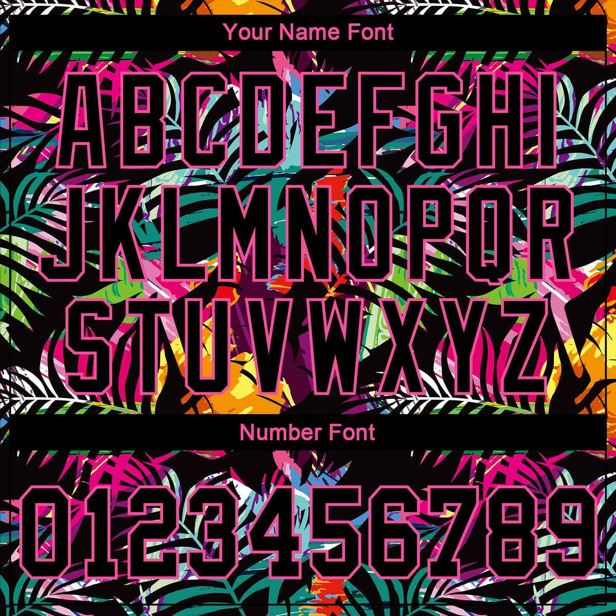 Custom Black Black-Pink 3D Pattern Design Tropical Palm Leaves Authentic Baseball Jersey hawaiian shirt. Personalized Customized sport uniform